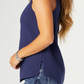 Celeste Gauze Tank Navy