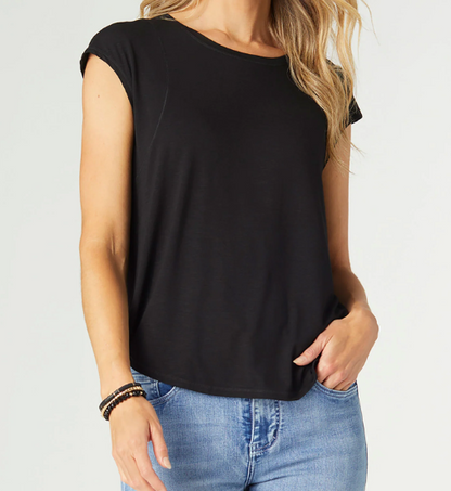 Selena Cap Sleeve Tee