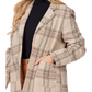 Bynes Blazer Cream Plaid