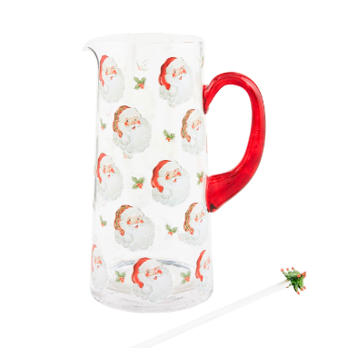 Santa Pitcher Set