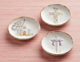Church and Cross Trinket Dish