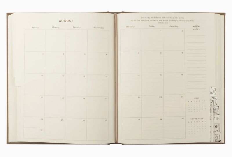 12 Month 2025 Dated Planner