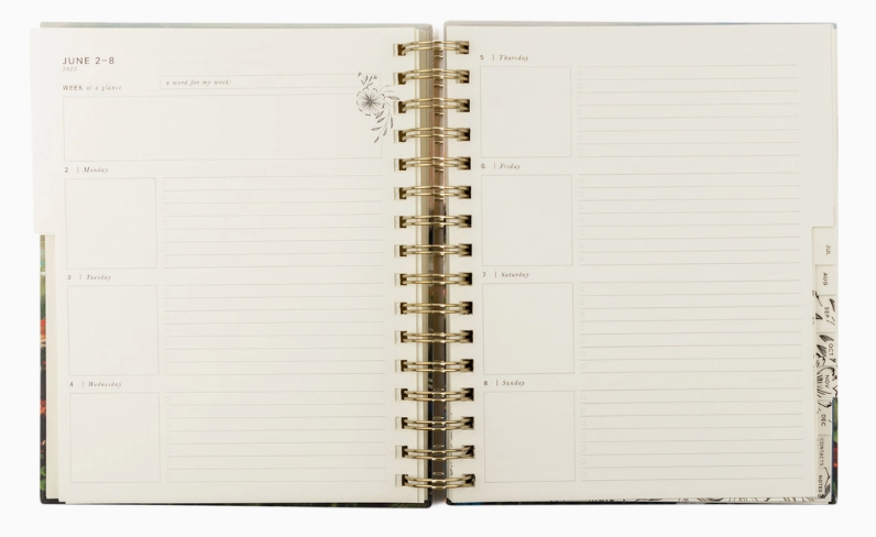 12 Month 2025 Dated Planner Coram Theme
