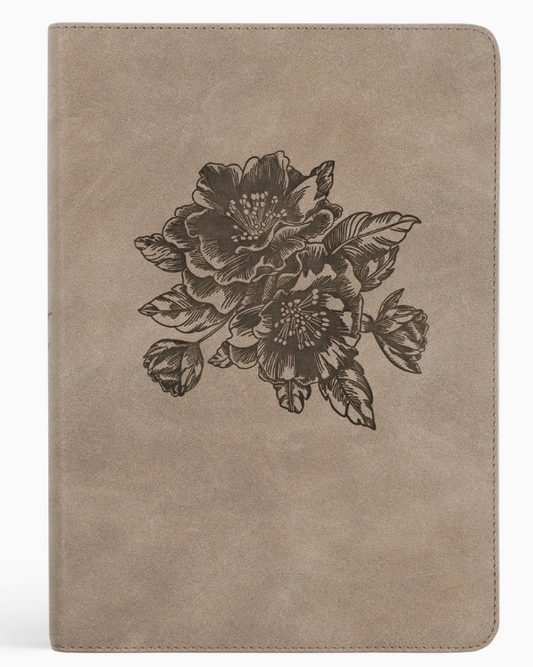 ESV Large Print Journaling Bible Nara Theme