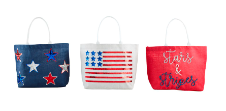 4th of July Sparkle Tote