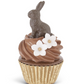 Chocolate Bunny Cupcake Container