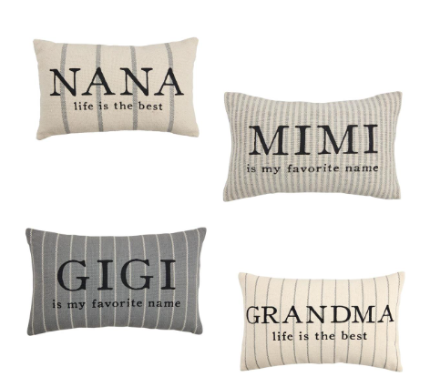 Grandma Striped Pillows