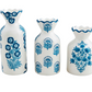 Block Print Bud Vase