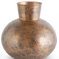 Copper Distressed Metal Vases