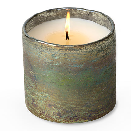 Pumpkin Sandalwood Artisan Mossy Glass Tumbler