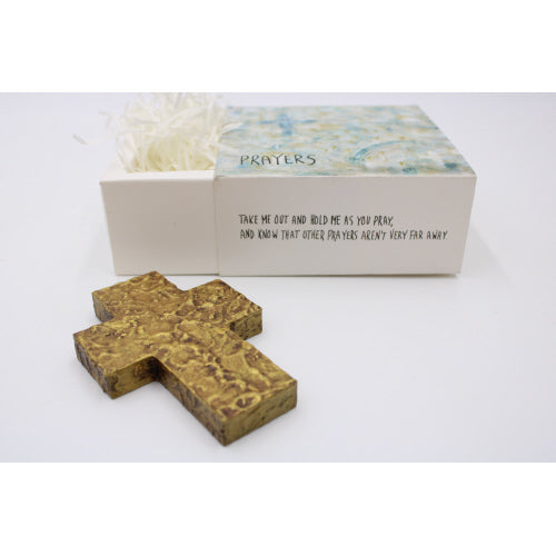 Chunky Wood Cross Prayers