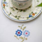 Folklore Cross Stitch Embroidered Tea Cloth