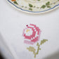 Folklore Cross Stitch Embroidered Tea Cloth