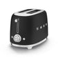 SMEG Retro Style Matte Black Toaster