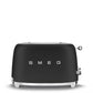 SMEG Retro Style Matte Black Toaster