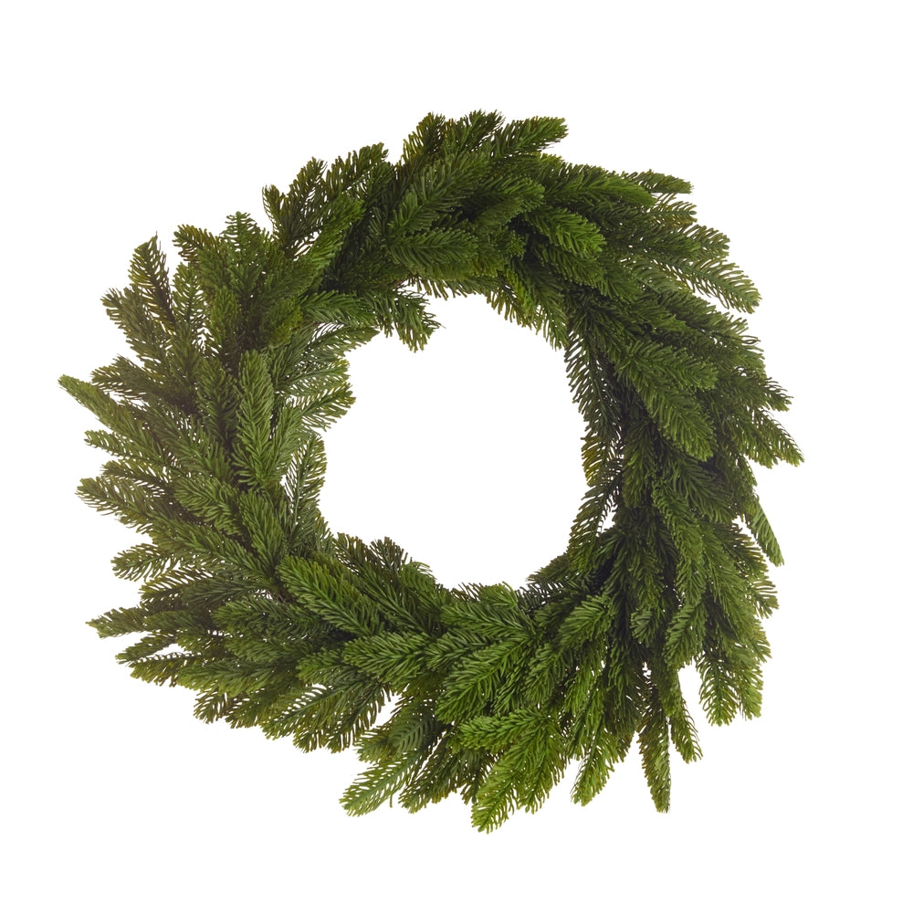 Bright Green Cedar Wreath