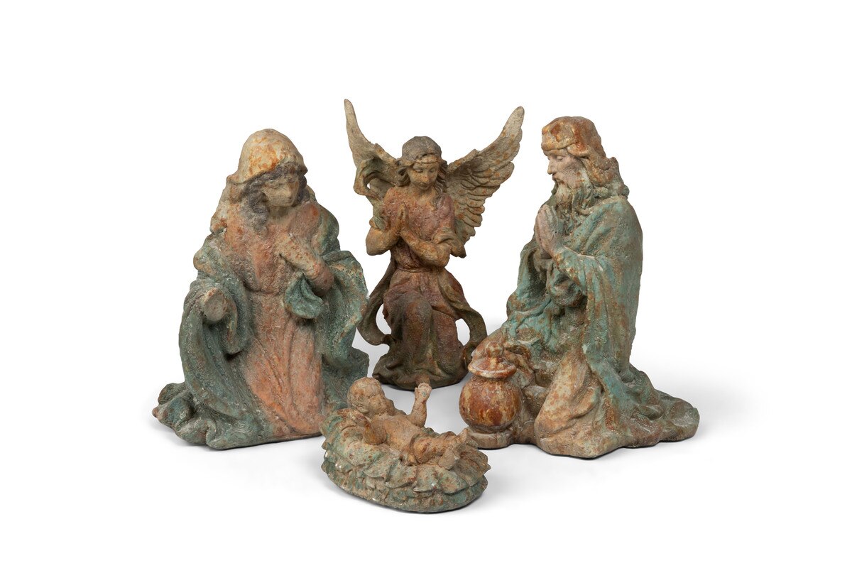 Painted Nativity Figures