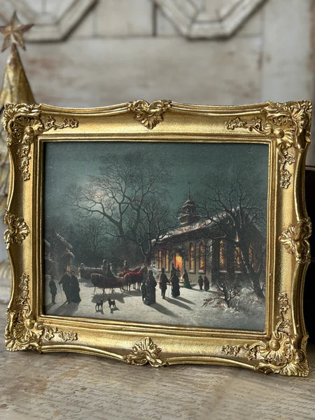 Winter Township Framed Print