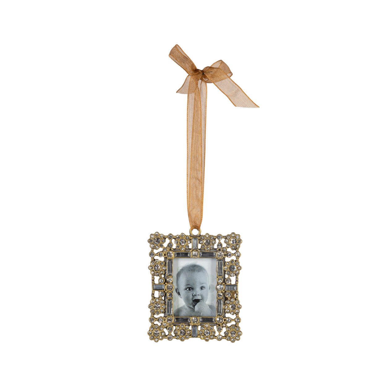Square Pewter Photo Frame Ornament