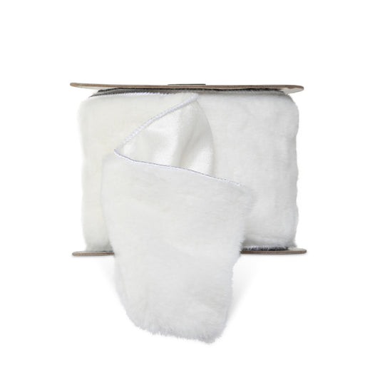 Faux Ermine Fur Ribbon