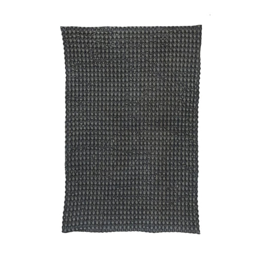 Stonewashed Cotton Waffle Tea Towel