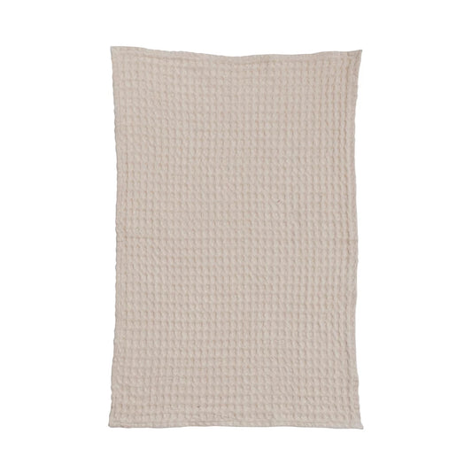 Stonewashed Cotton Waffle Tea Towel
