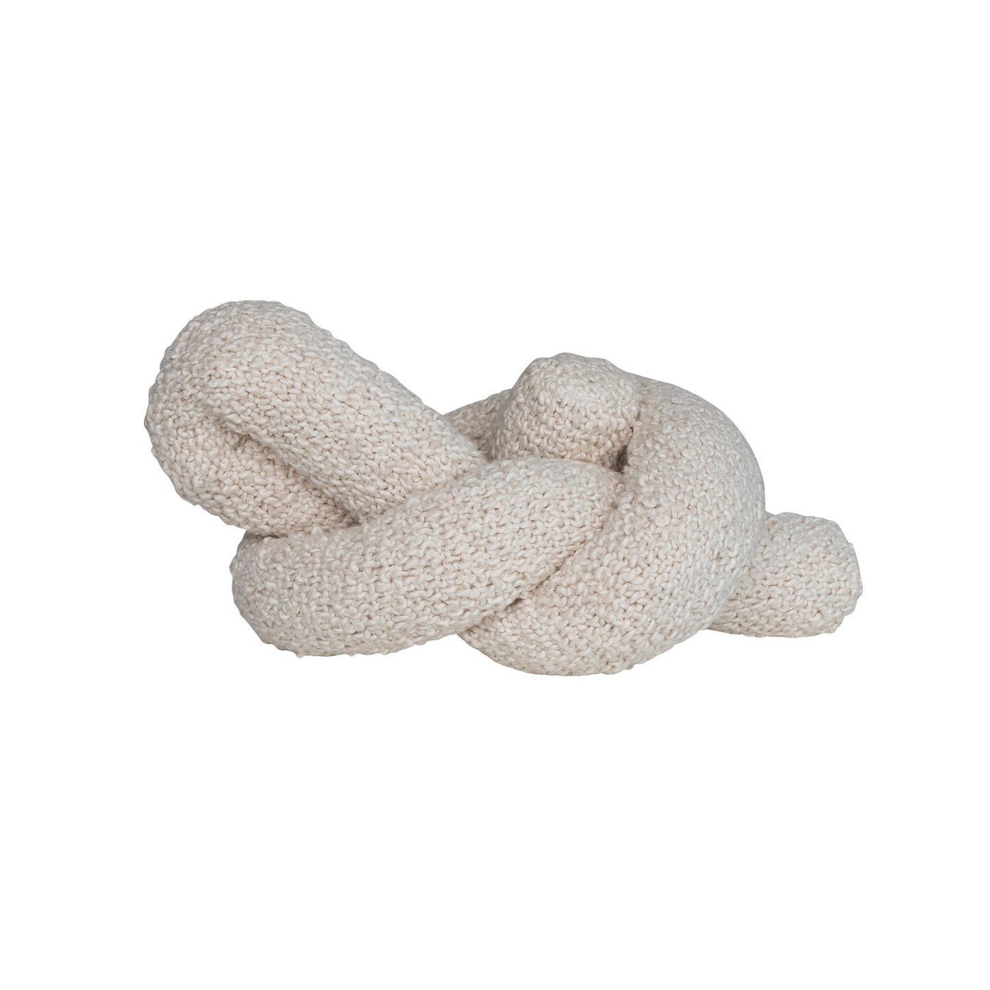 Cotton Boucle Knot Pillow