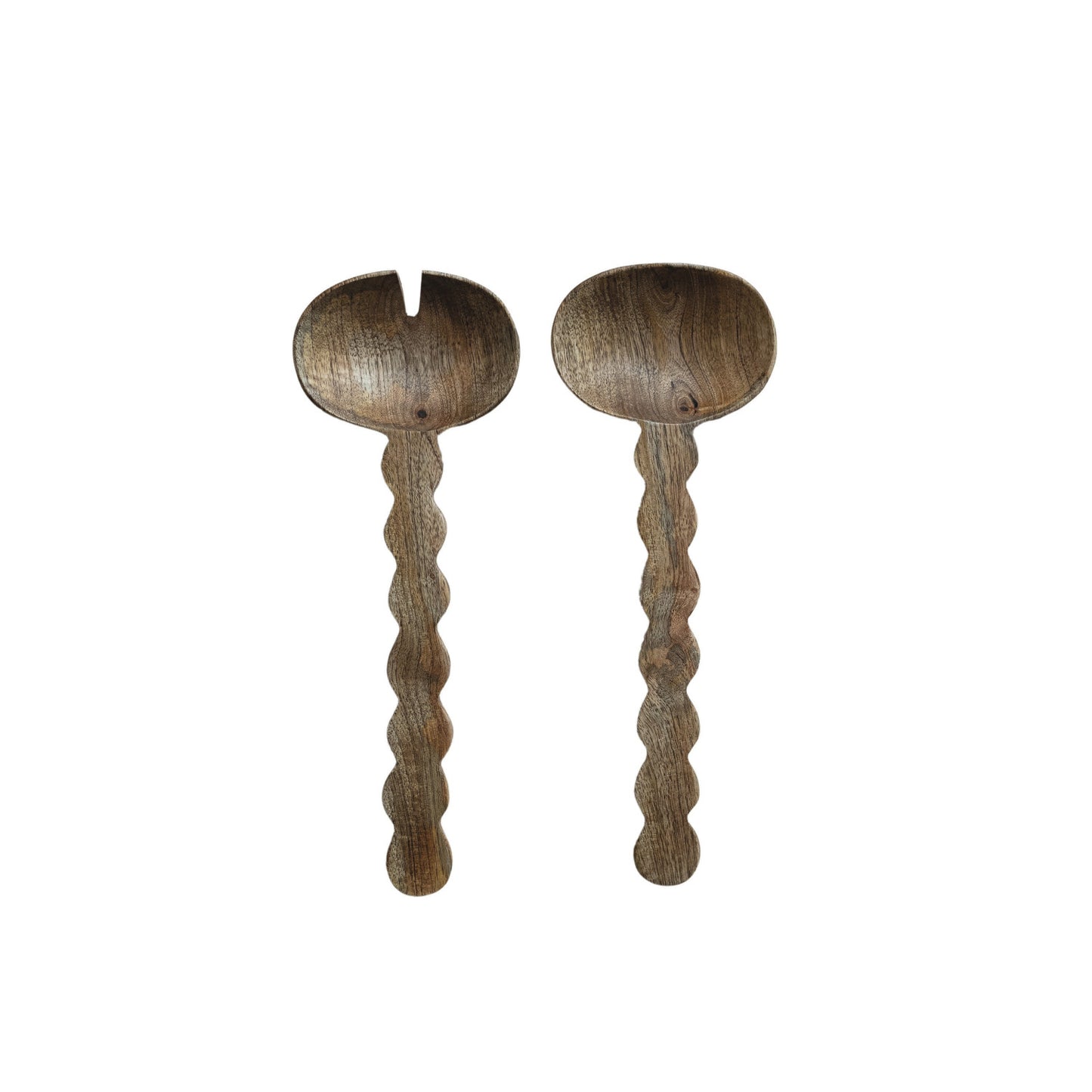 Mango Wood Salad Servers