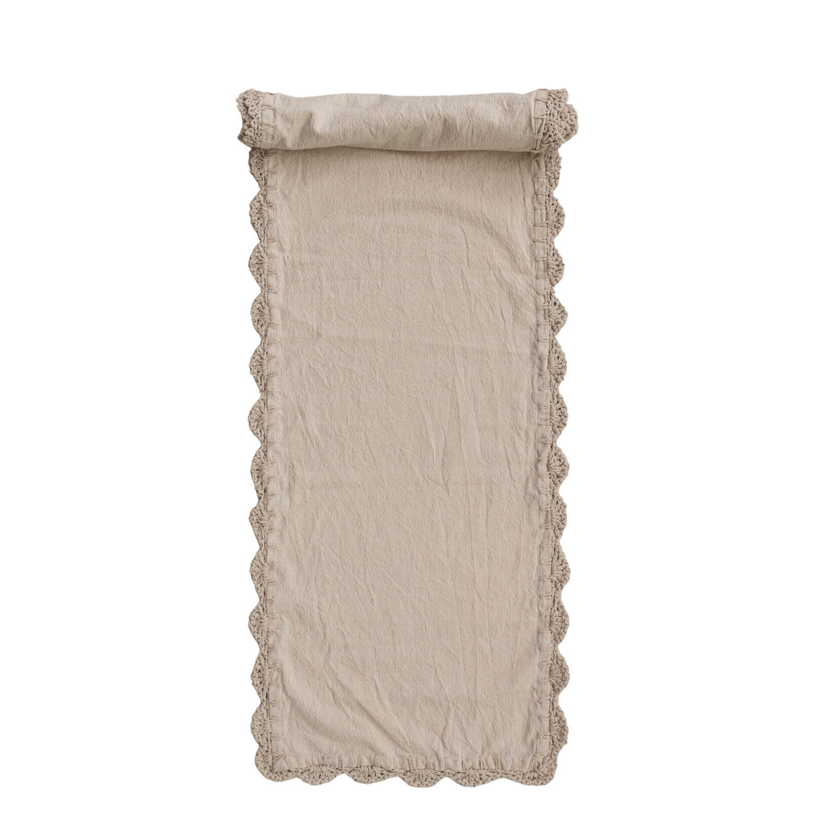 Crocheted Trim Table Runner