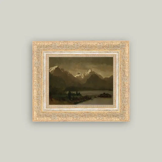 Mountains and Lake Art