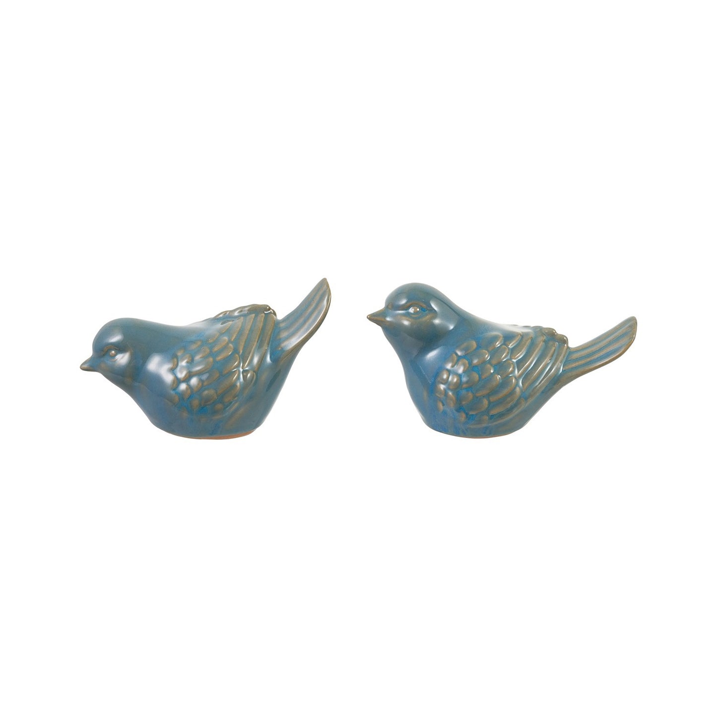 Blue Stoneware Bird