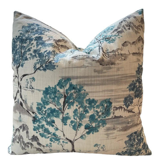 Samantha Landscape Throw Pillow