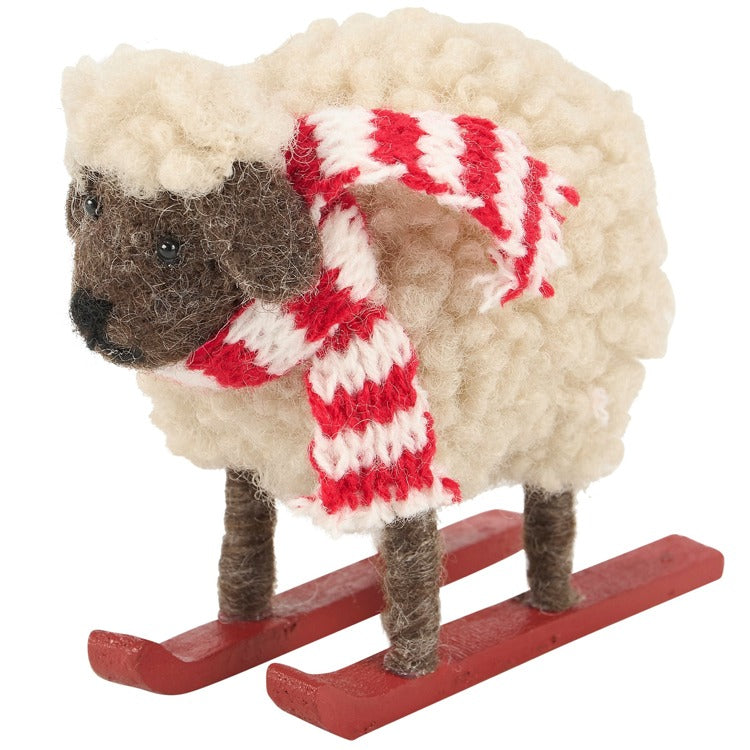 Skiing Sheep Critter