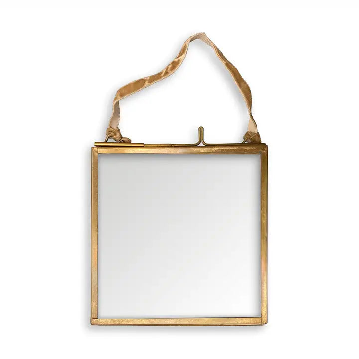 Small Hanging Brass Frame
