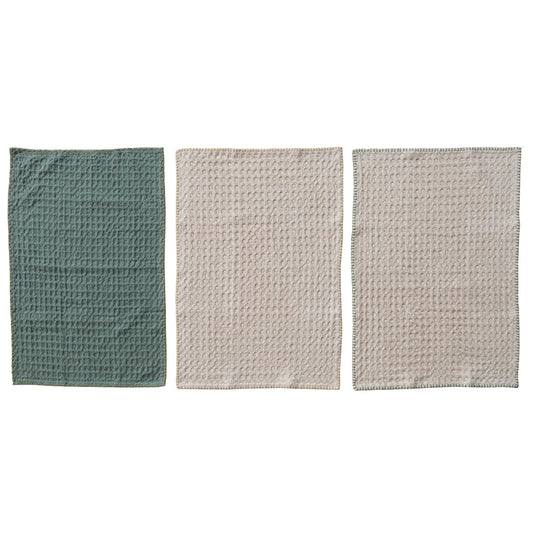 Waffle Weave Tea Towels