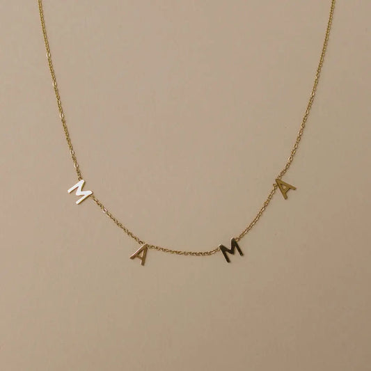 Mama Letter Necklace