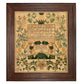 Alphabet Needlepoint Framed Print