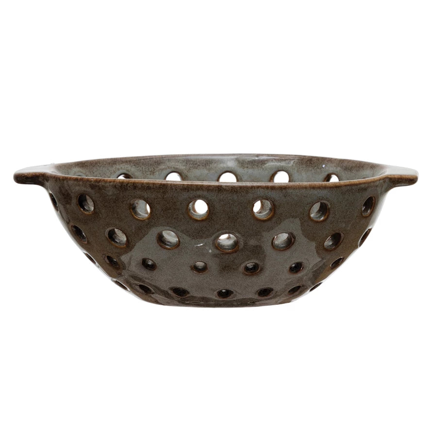 Stoneware Bowl Strainer