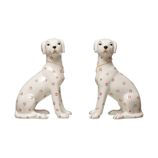 Hand Painted Ceramic Dog