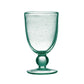 Bubble Glass Stemmed Goblet