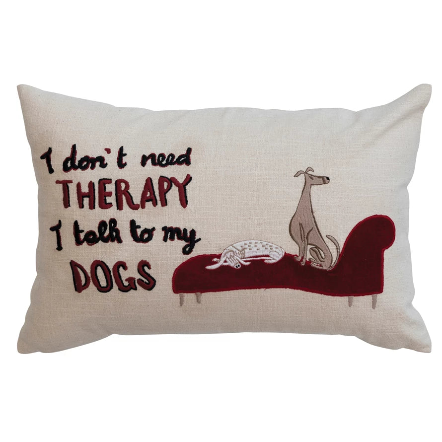 Therapy Dog Pillow