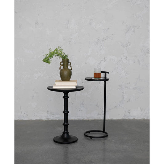 Matte Black Wood Table