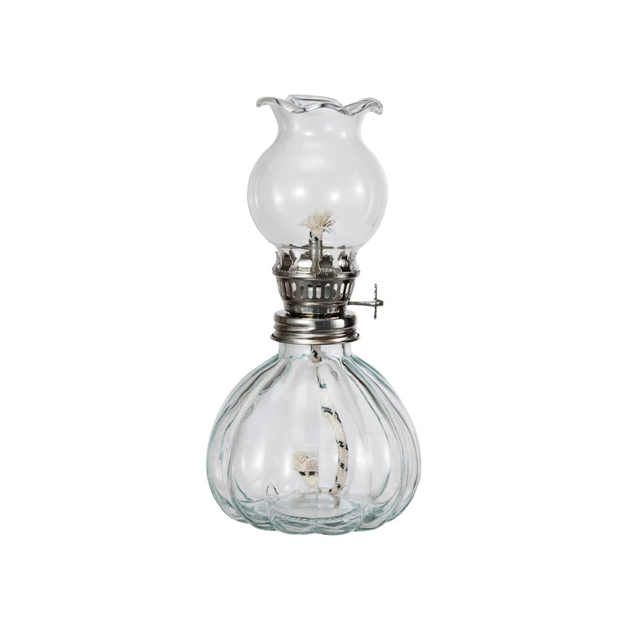 Recycled Glass Oil Lamp