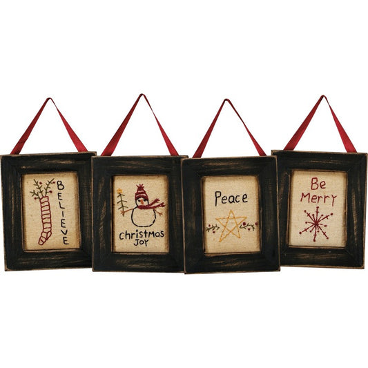 Be Merry Stitched Wall Decor