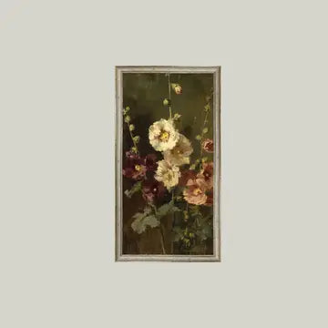 Late Summer Hollyhocks