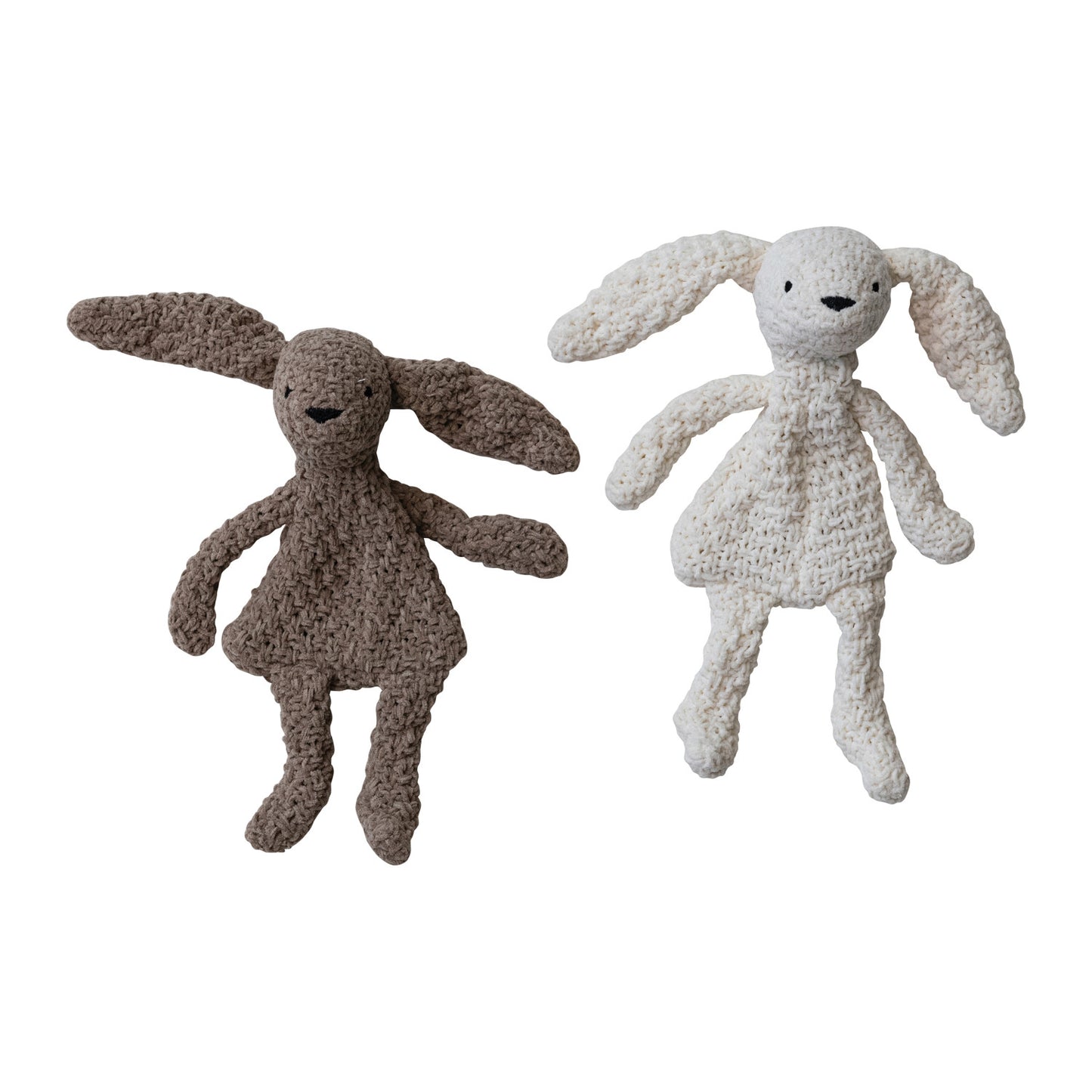 Knit Fabric Chenille Bunny