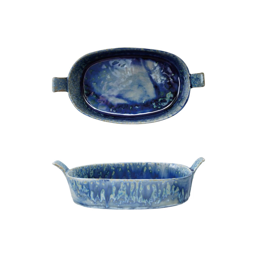 2 Cup Stoneware Baker with Handles
