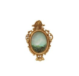 Pewter & Glass Photo Frames with Art