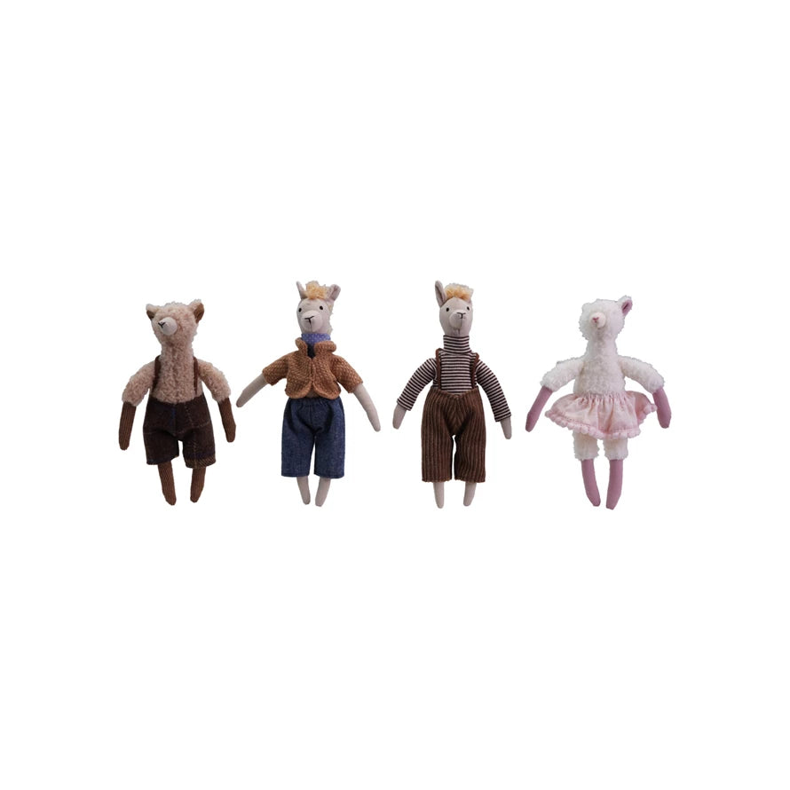Plush Llama in Clothes