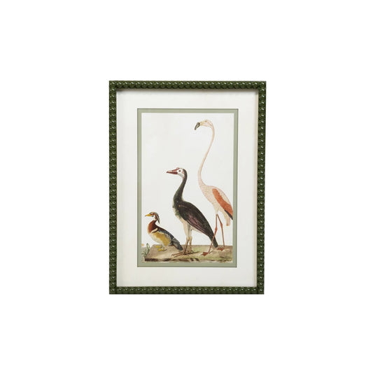 Framed Wood Wall Decor With Bird Image